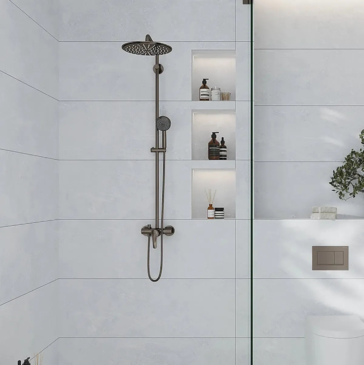 Grazioso White Stone Ceramic Tile 16x48 | Tile Club